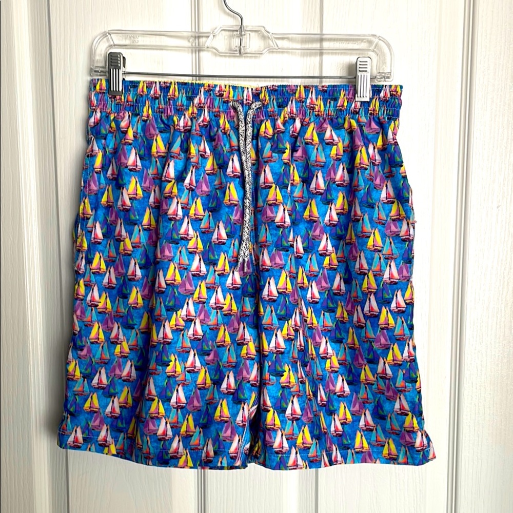 Michaels Swim Trunks, Sail boats